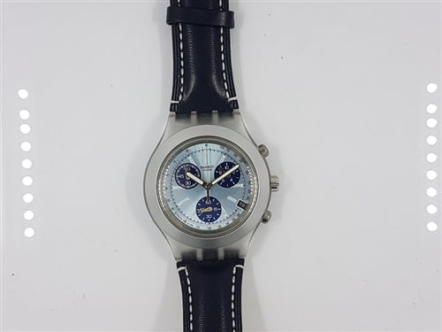 Swatch transparente hombre sales